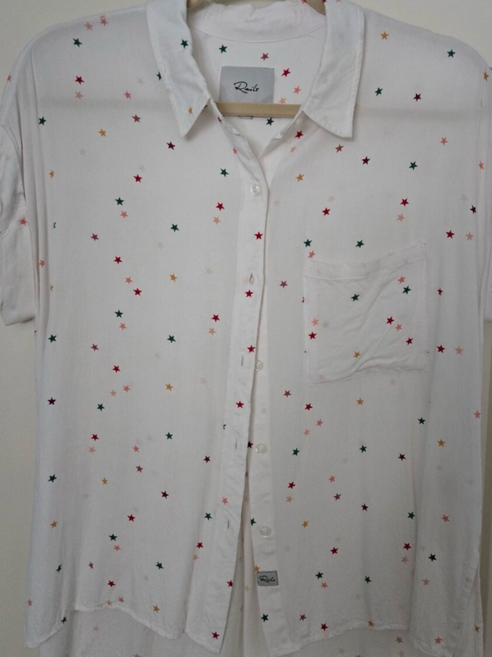 Rails ‘Whitney’ multicolor, rainbow star print top